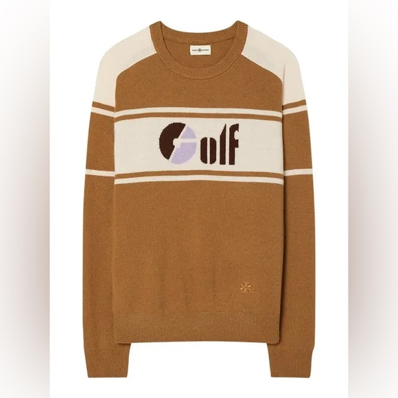 NWT Tory Burch Cashmere Retro Golf Sweater - Picture 4 of 7